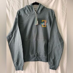 NWT Tentree Women’s National Geographic Mangrove Snapper Blue Steel Hoodie